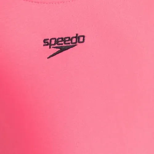 Girl's Recycled Endura Brite Lycra Racerback Swimwear - Fandango Pink & Black