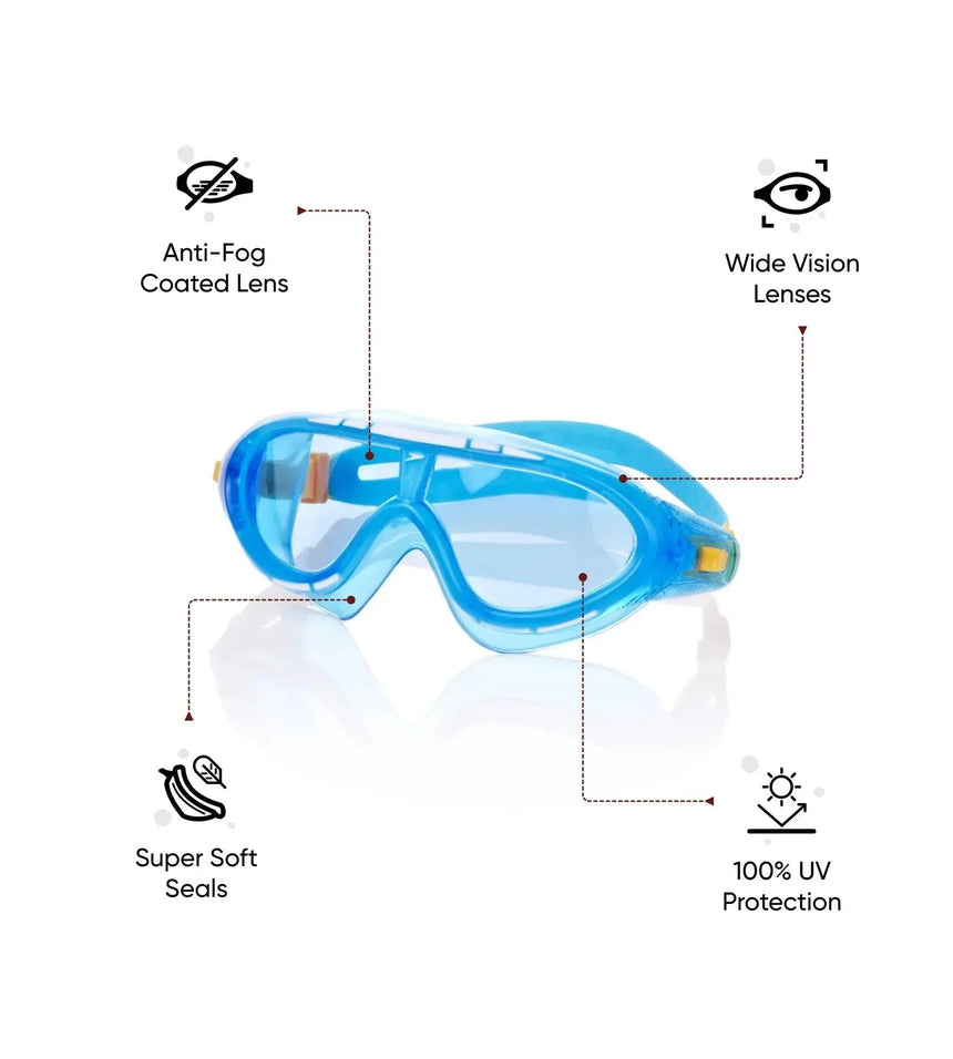 Unisex Kids Rift Tint-Lens Goggles (Age Range -  6-14 Years) - Blue & Orange
