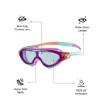 Unisex Kids Rift Tint-Lens Goggles (Age Range -  6-14 Years) - Orchid & Soft Coral