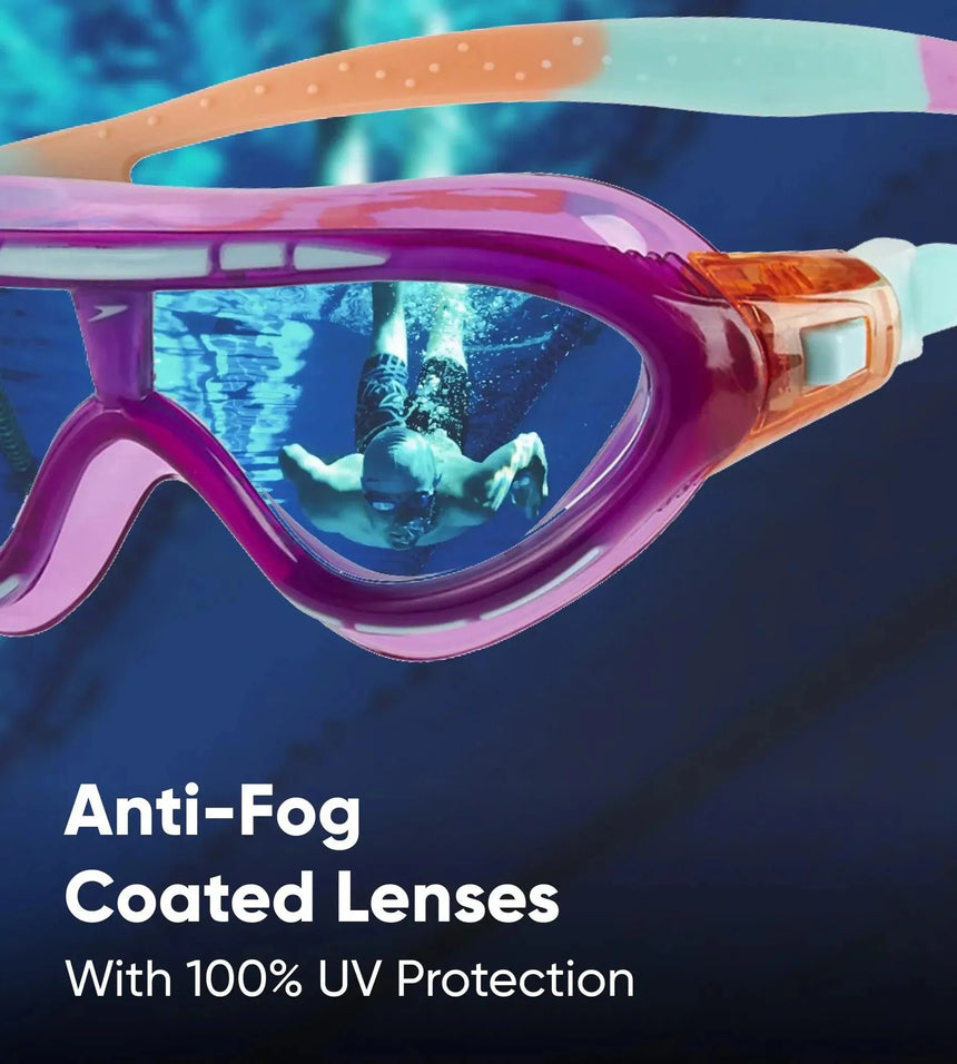 Unisex Kids Rift Tint-Lens Goggles (Age Range -  6-14 Years) - Orchid & Soft Coral