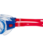 Unisex Kids Rift Clear-Lens Swim Goggles - Lava Red & Beautiful Blue