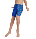 Boy's Endura Brite Digital Print Jammer - True Cobalt & White
