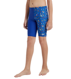 Boy's Endura Brite Digital Print Jammer - True Cobalt & White