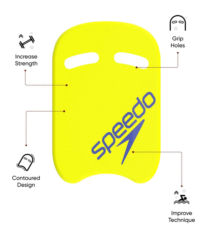 Unisex Adult Technique and Strength Building Kick Board Training Aid For Men and Women - Yellow