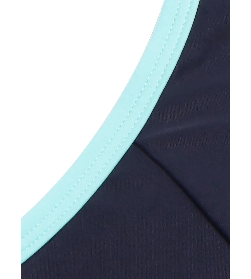 Women's Endurance 10 Racerback Swimdress With Boyleg - True Navy & Marine Blue