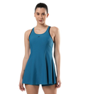 Women's Endurance 10 Racerback Swimdress With Boyleg - Nordic Teal & True Navy