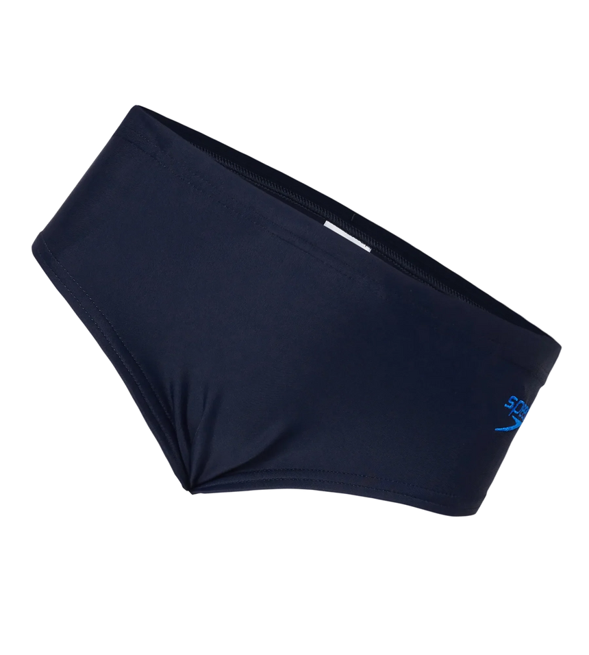 Boy's Endurance10 Lycra Brief - True Navy & Deep Saffire