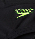 Boy's Endurance10 Lycra Brief - Black & Hyper Yellow