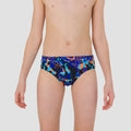 Boy's Endurance 10 Essential Brief - Black & Blue