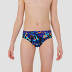 Boy's Endurance 10 Essential Brief - Black & Blue