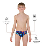 Boy's Endurance 10 Essential Brief - Black & Blue