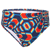 Boy's Endurance 10 Allover Brief - Navy & Pure Orange