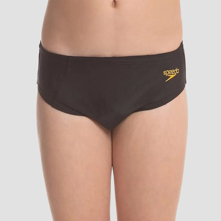 Boy's Endurance 10 Lycra Brief - Black & Mango