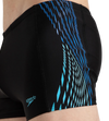 Men's Endurance10 Tech Print Placement Panel Aquashort - Black, Cobalt Pop & Picton Blue