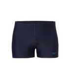 Men's Endurance10 Tech Print Placement Panel Aquashort - True Navy, Hyper Yellow & Dark Teal