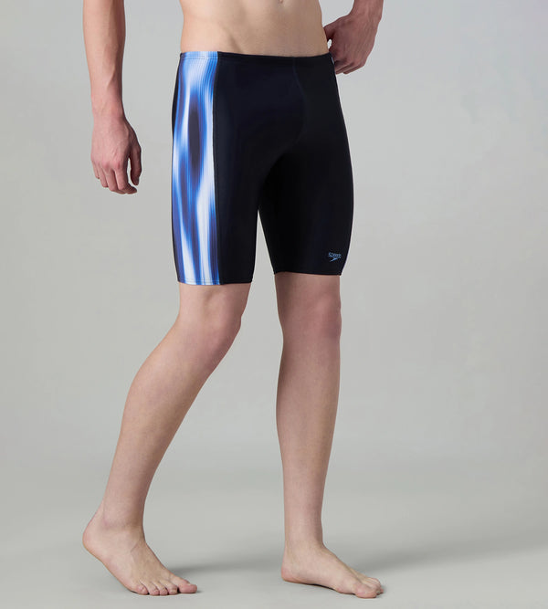 Men's Endurance10 Tech Panel Print Jammer - True Navy & Periwinkle Blue