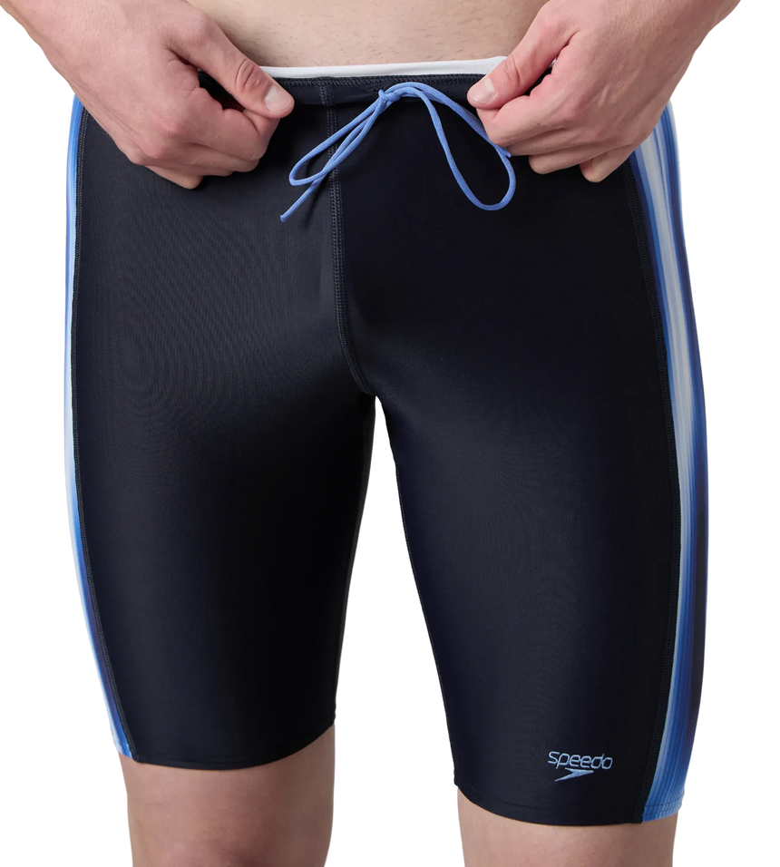 Men's Endurance10 Tech Panel Print Jammer - True Navy & Periwinkle Blue