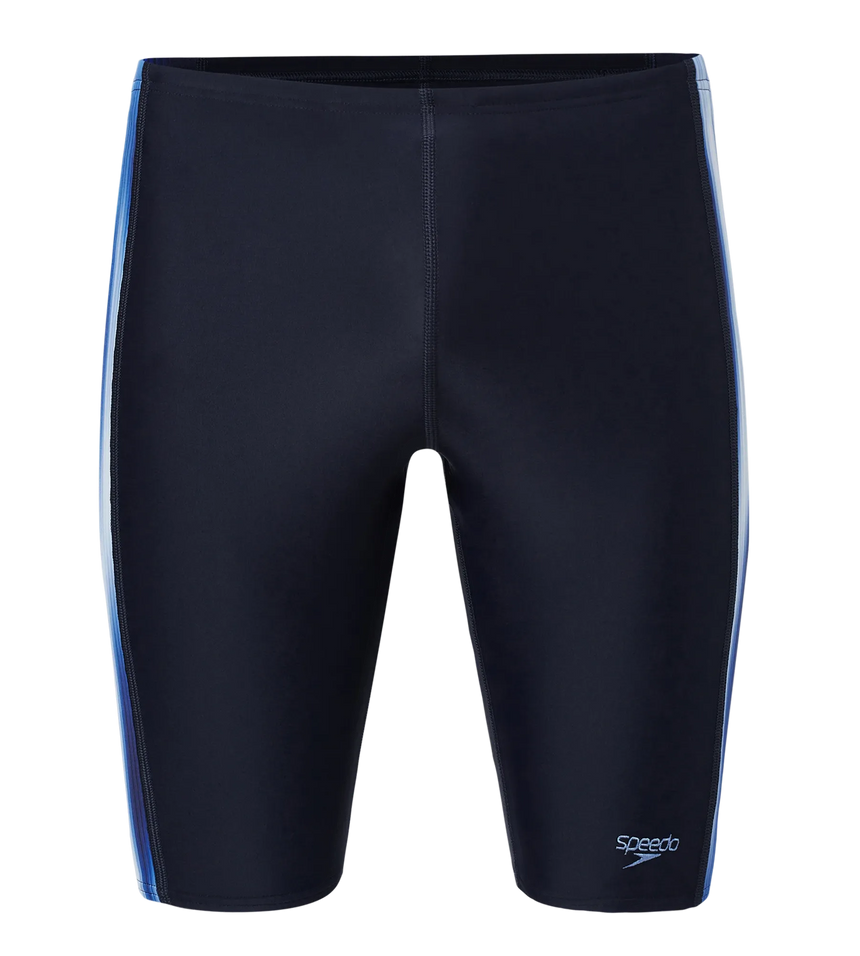 Men's Endurance10 Tech Panel Print Jammer - True Navy & Periwinkle Blue