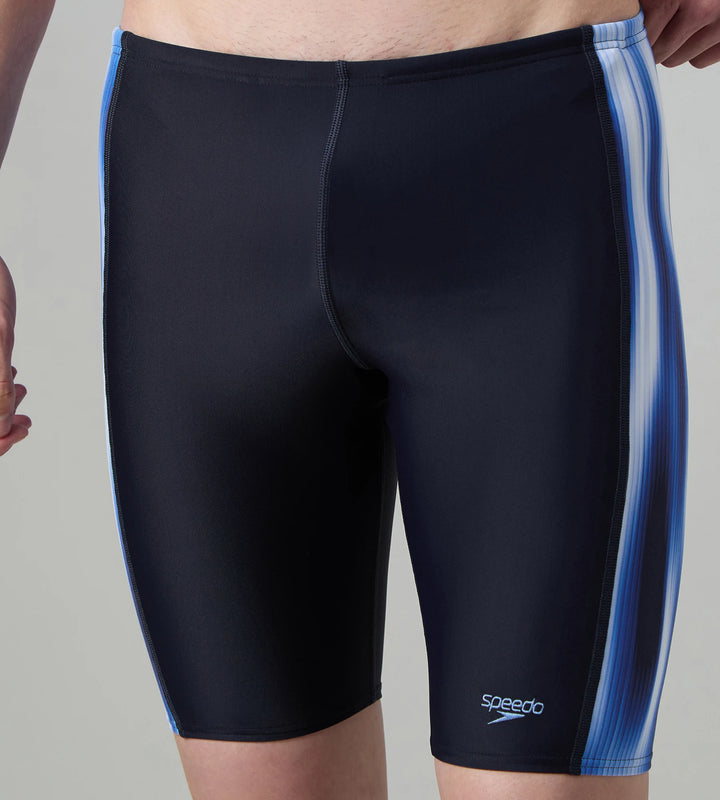 Men's Endurance10 Tech Panel Print Jammer - True Navy & Periwinkle Blue