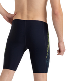 Men's Endurance10 Tech Print Placement Panel Jammer - True Navy, Hyper Yellow & Dark Teal