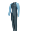 Tots Unisex Endurabrite Colorblock All In One Suit For Boys and Girls - Grey Lead & Wavelength