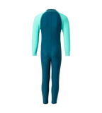 Boy's Enduraflex Color Block All In One Suit - Dark Teal & Arctic Glass