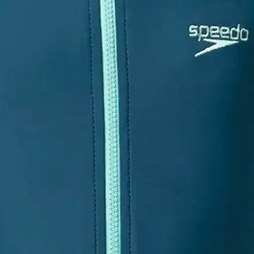 Boy's Enduraflex Color Block All In One Suit - Dark Teal & Arctic Glass