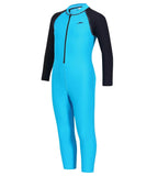 Tots Endura Brite Full Body Suit All In One Swimwear - Winsor Blue & Navy