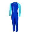 Tots Endurance 10 Color Block All In One Suit Swimwear - Chroma Blue & Aqua Splash
