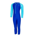 Tots Endurance 10 Color Block All In One Suit Swimwear - Chroma Blue & Aqua Splash