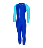 Tots Endurance 10 Color Block All In One Suit Swimwear - Chroma Blue & Aqua Splash