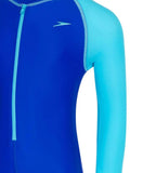 Tots Endurance 10 Color Block All In One Suit Swimwear - Chroma Blue & Aqua Splash