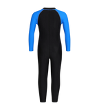 Tots Endurance 10 All In One Suit For Boys and Girls - Black & Bondi Blue