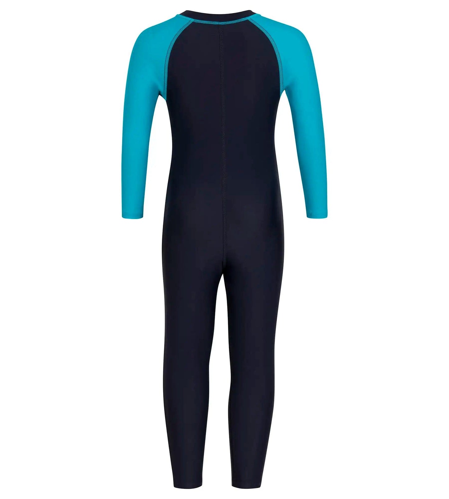 Boy's Endurance All in one suit   - True Navy  &  Aquarium_3