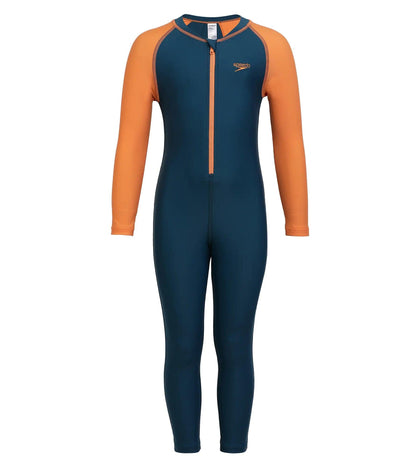 Tots Unisex Endurance All In One Suit - Dark Teal  &  Sweet Apricot_1