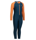 Boy's Recycled Endurance 10 All In One Suit - Dark Teal & Sweet Apricot
