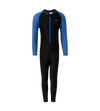 Boy's Endurance10 Color Block All In One Suit - Black & Turkish Sea