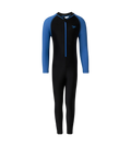 Boy's Endurance10 Color Block All In One Suit - Black & Turkish Sea