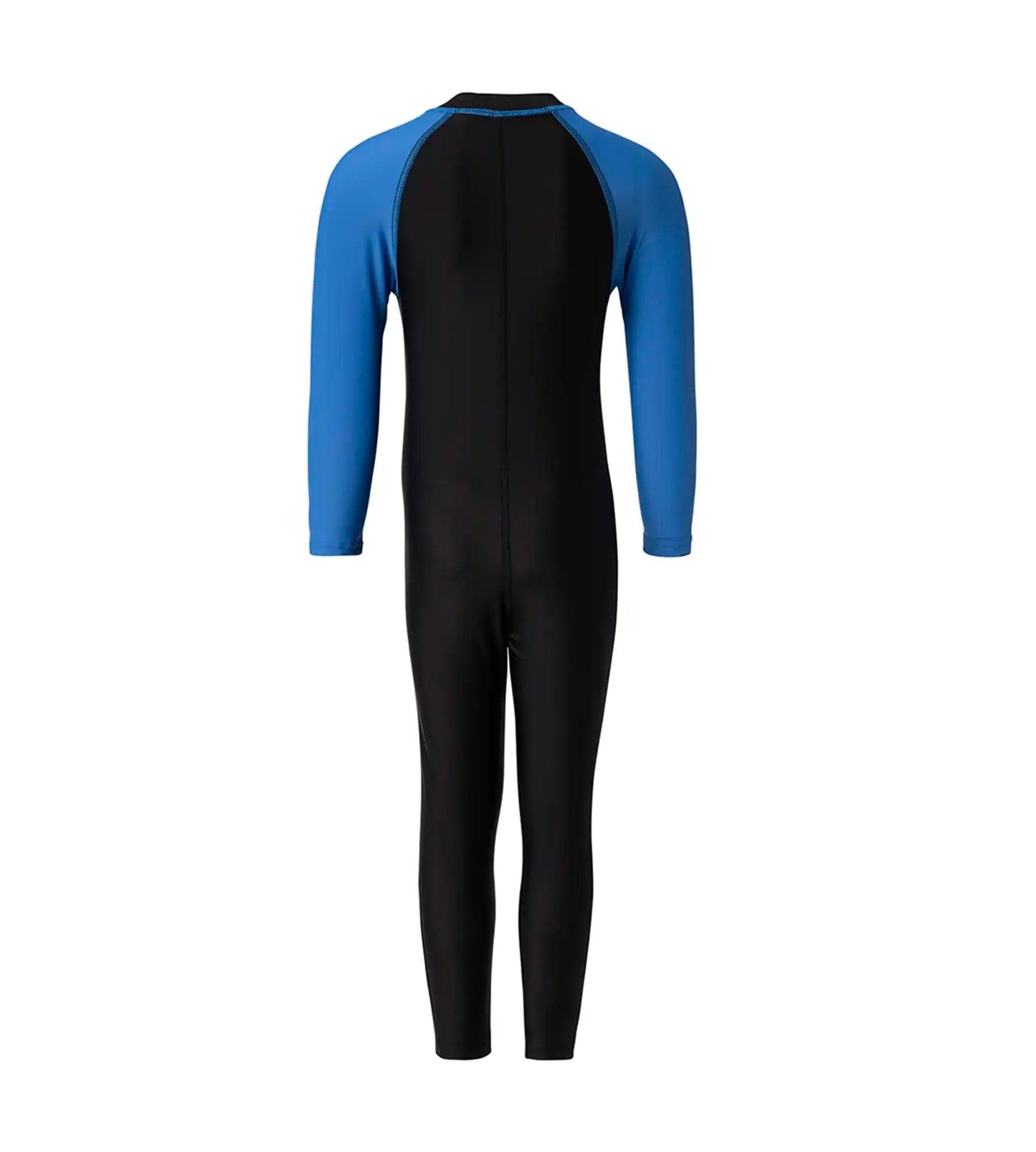 Boy's Endurance10 Color Block All In One Suit - Black & Turkish Sea