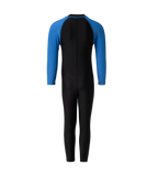 Boy's Endurance10 Color Block All In One Suit - Black & Turkish Sea