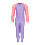 Tots Unisex Endurabrite Colorblock All In One Suit For Boys and Girls - Purple Mist & Pink Lemonade