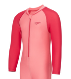 Tots Unisex Endurabrite Colorblock All In One Suit For Boys and Girls - Pink Lemonade & Ruby