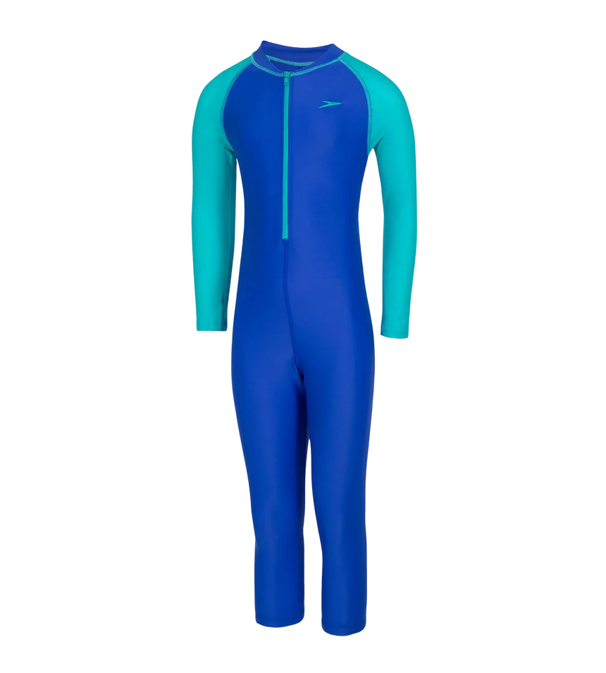 Buy Speedo Color Block All In One Suit Deep Peri-Bali Blue