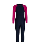 Tots Endurance 10 Full Body Suit All In One Swimwear - Navy & Electric Pink