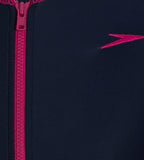 Tots Endurance 10 Full Body Suit All In One Swimwear - Navy & Electric Pink