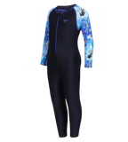 Tots Unisex Endurance 10 All In one Full Body Suit For Boys and Girls - True Navy & Coral