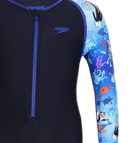 Tots Unisex Endurance 10 All In one Full Body Suit For Boys and Girls - True Navy & Coral