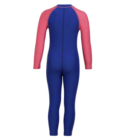 Tots Unisex Endurance All In one Suit - True Cobalt & Fandango Pink_4