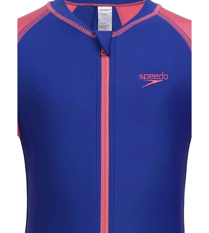 Tots Unisex Endurance All In one Suit - True Cobalt & Fandango Pink_5