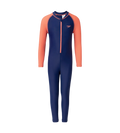 Tots Endurance10 Color Block All In One Full Body Suit For Boys and Girls - Harmony & Coral Sands